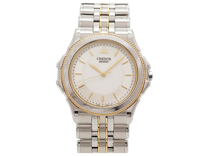 Relógio Masculino Seiko Credor Pacific Combination Gold Dial