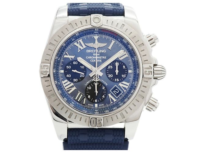 Orologio da uomo Breitling Chronomat 44 JSP AB0115 Quadrante Blu