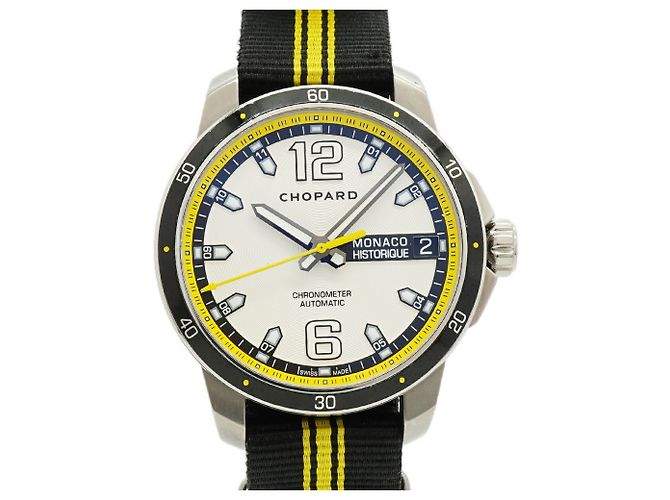Orologio da uomo Chopard Grand Prix Monaco Historic 8568 Quadrante Argento