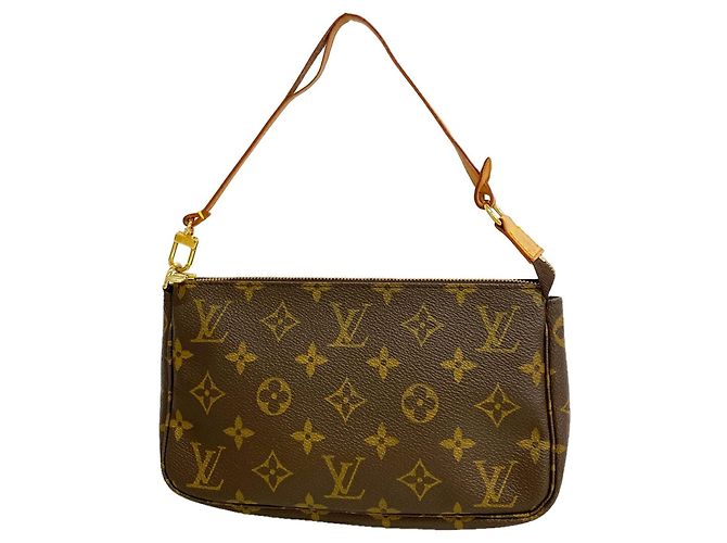 Louis Vuitton Monogram Pochette Accessoires Braun