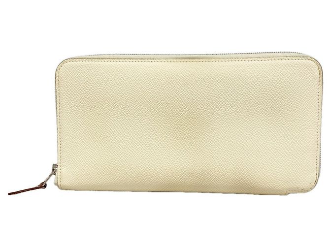 Hermès Hermes Azap Long Wallet in Epsom Leather White