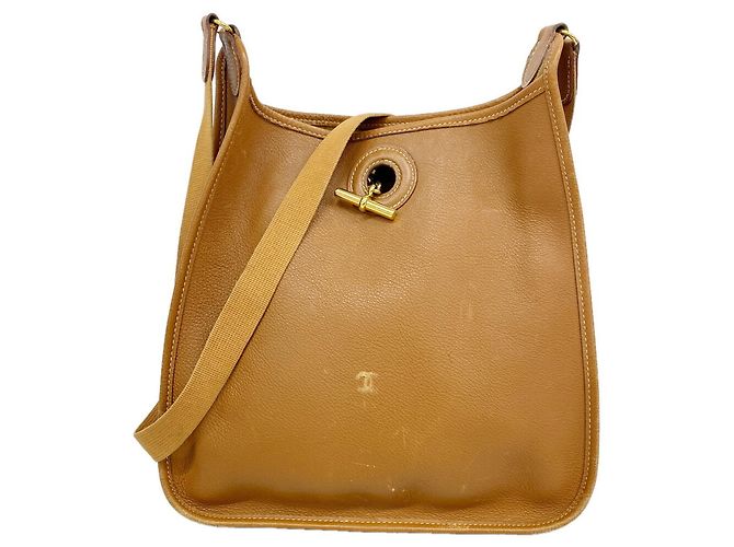 Hermès Bolsa de Ombro Hermes Vespa PM Dourado