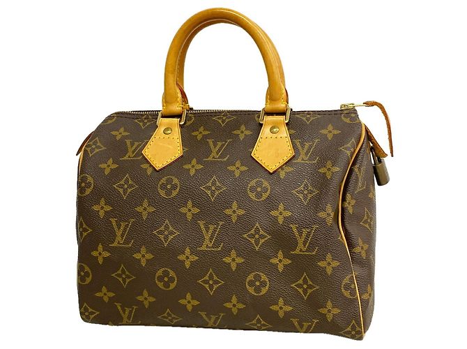 Borsa Louis Vuitton Monogram Speedy 25 Marrone