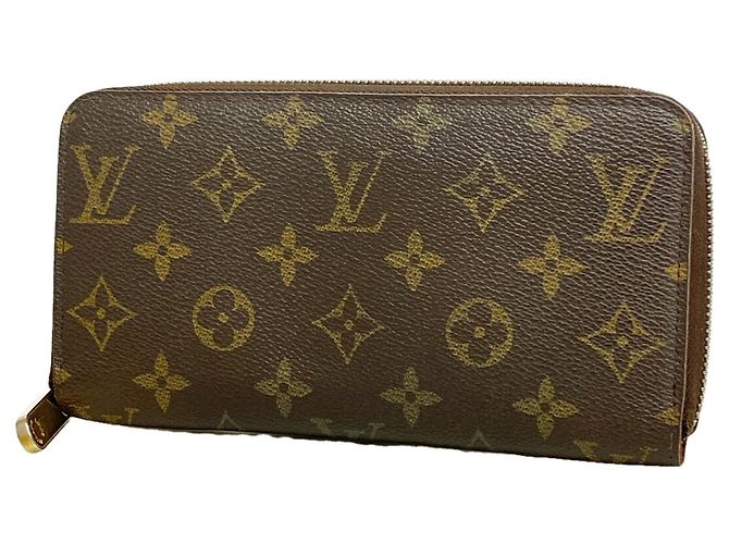 Portafoglio Lungo Zippy Monogram Louis Vuitton Marrone