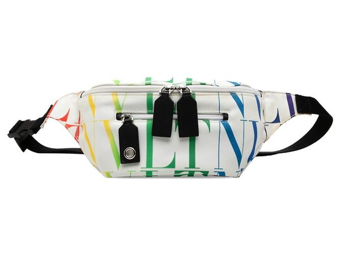 Borsa a tracolla Valentino VLTN Logo Bianco Multicolore