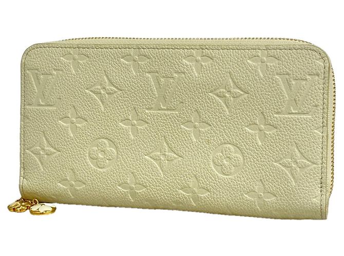Cartera Zippy Louis Vuitton Monogram Empreinte Verde