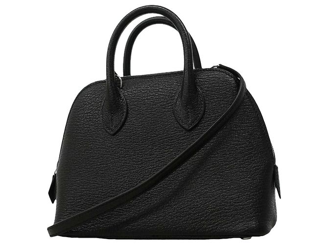 Hermès Sac à main Hermes Bolide 1923 Mini Chevre Mysore Noir