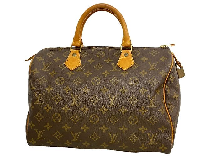 mala Louis Vuitton Monogram Speedy 30 Marrom