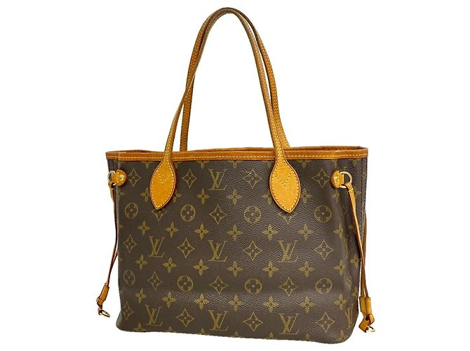 Saco Tote Louis Vuitton Monogram Neverfull PM Marrom