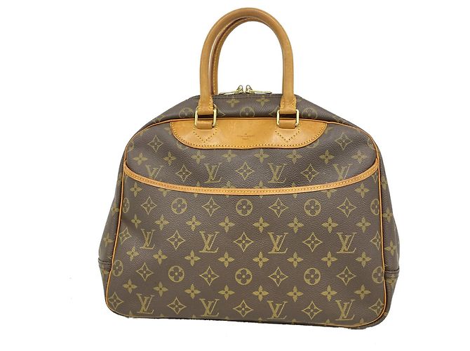 Borsa Louis Vuitton Monogram Deauville Marrone