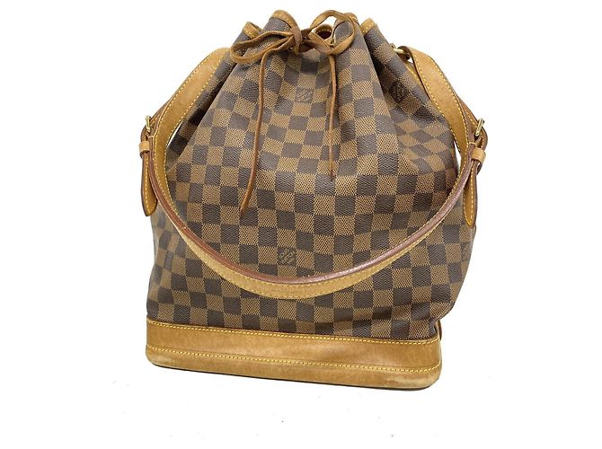 Bolsa de Ombro Louis Vuitton Damier Noe Damier ebene