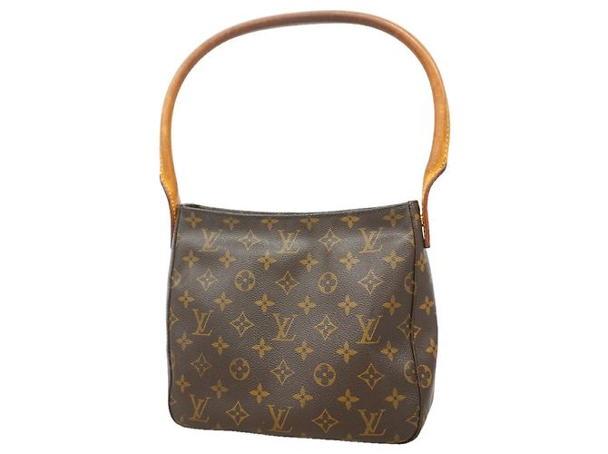 Louis Vuitton Monogram Looping MM Shoulder Bag Brown