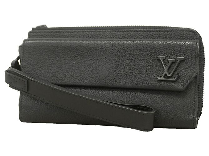 Portafoglio Zippy Louis Vuitton LV Aerogram Nero