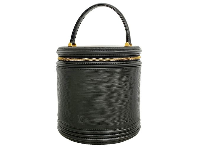 Sac à main Louis Vuitton Epi Cannes Noir