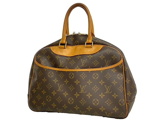 Borsa Louis Vuitton Monogram Deauville Marrone