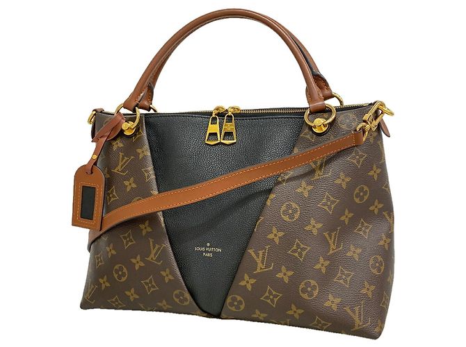 Sac à main Louis Vuitton Monogram V Tote MM Noir