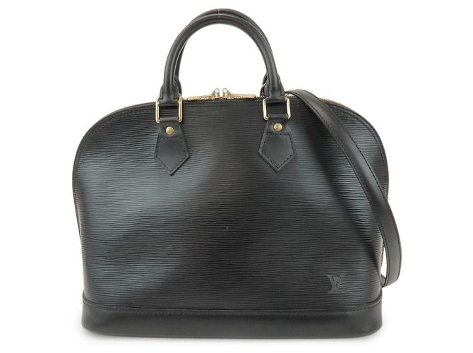 Louis Vuitton Alma PM Pelle Epi Nera Nero