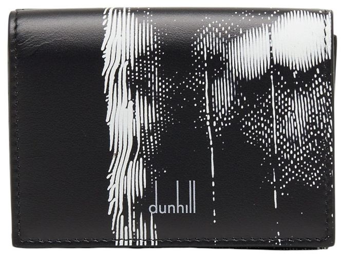 Alfred Dunhill Dunhill Logo Tri-fold Wallet Black White