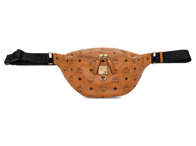 Borsa a tracolla MCM Visetos Marrone