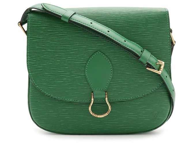 Bolsa de Ombro Louis Vuitton Epi Saint Cloud GM Marrom Verde Monograma