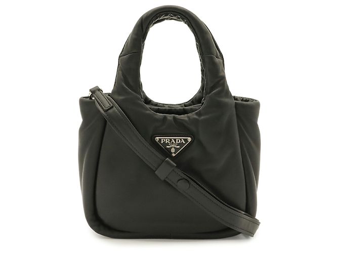 Sac à main Prada en cuir noir