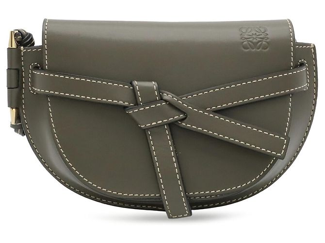 Sac banane Loewe Mini Gate Kaki