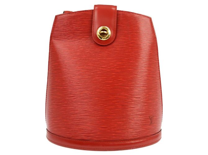 Louis Vuitton Cluny Epi Leather Rosso