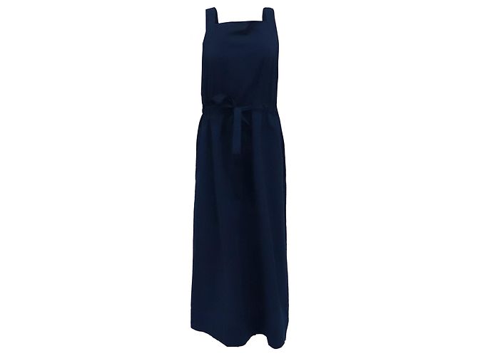 Abito midi Max Mara Leisure Panfilo in cotone blu navy
