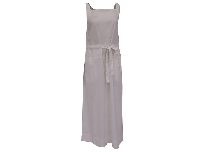Vestido midi Max Mara Leisure Panfilo em algodão branco