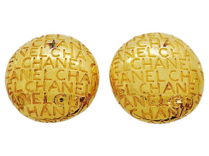 Orecchini a clip Chanel placcati oro D'oro