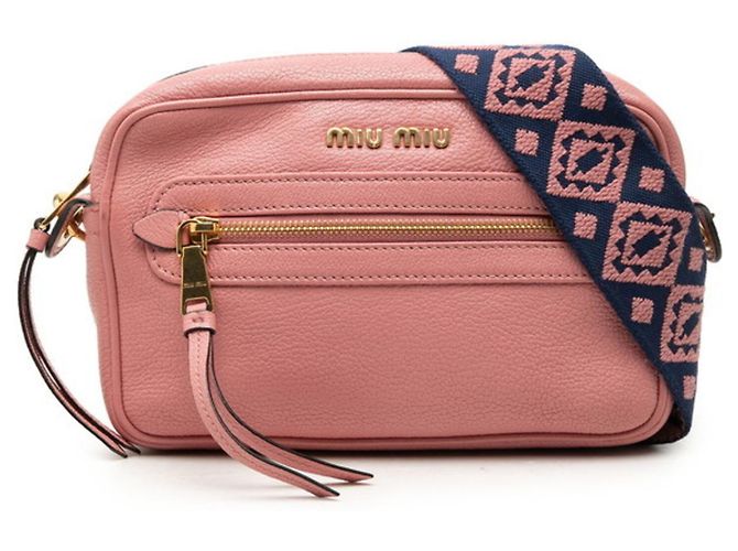 Borsa a tracolla Miu Miu Madras Rosa