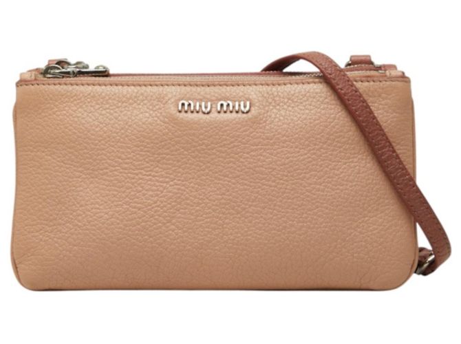 Bolsa de Ombro com Corrente Miu Miu Rosa