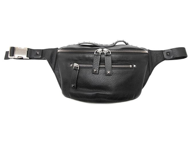 Borsa Body Valentino Rockstud - Pelle Nera Nero