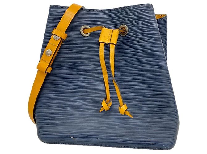 Néonoé Borsa a tracolla Louis Vuitton Epi NeoNoe BB Blu D'oro