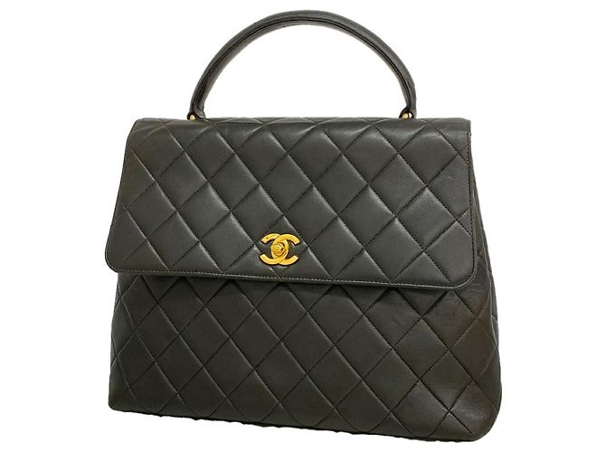 Borsa Chanel Matelassé in pelle d'agnello Nero