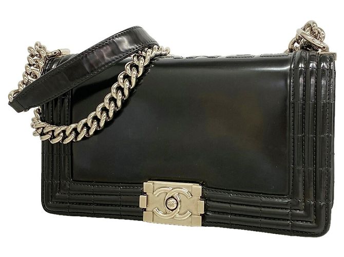 Borsa a tracolla Chanel Boy Chain Nero