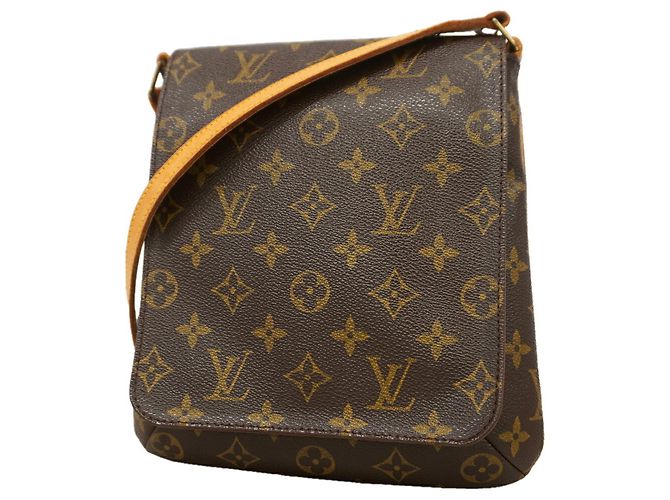 Borsa a tracolla Louis Vuitton Monogram Musette Salsa Marrone
