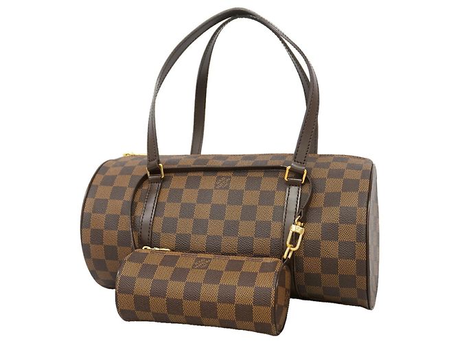 Borsa a mano Louis Vuitton Damier Papillon 30 Damier ebene
