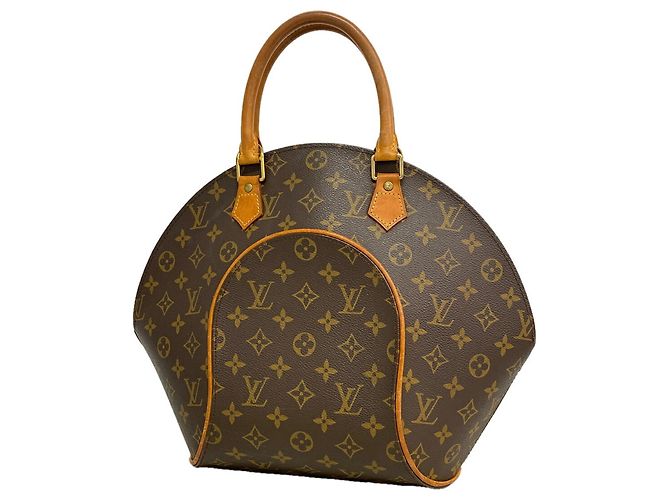 Sac à main Louis Vuitton Monogram Ellipse MM Marron