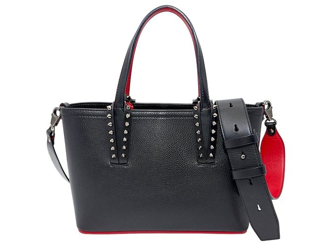 Christian Louboutin Cabata Mini 2-Way Handbag Black