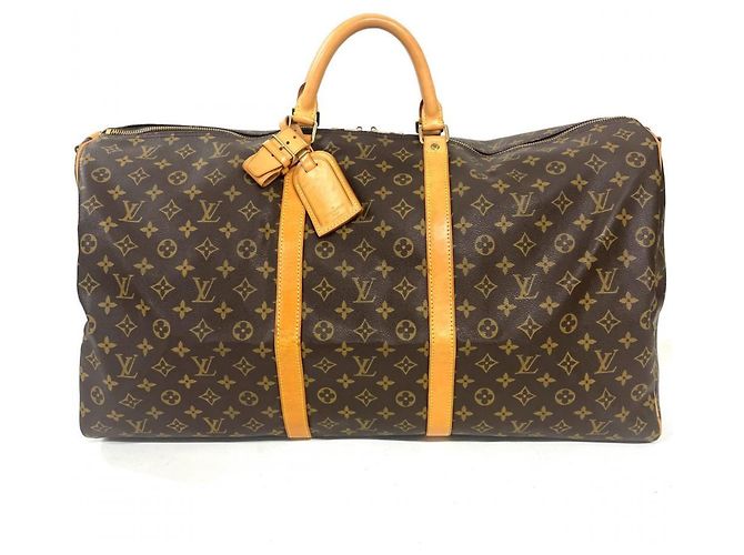 Sac Boston Louis Vuitton Keepall 60 en marron