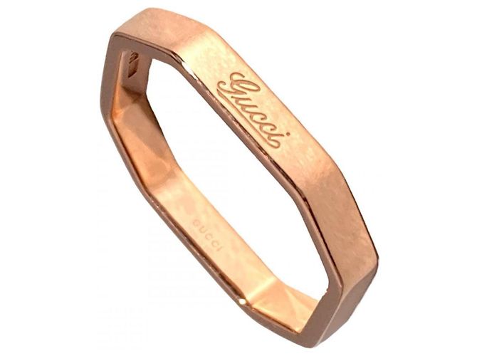 Gucci Octogonal Ring aus Roségold