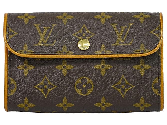 Louis Vuitton Florentine Pochette Canvas Marrone