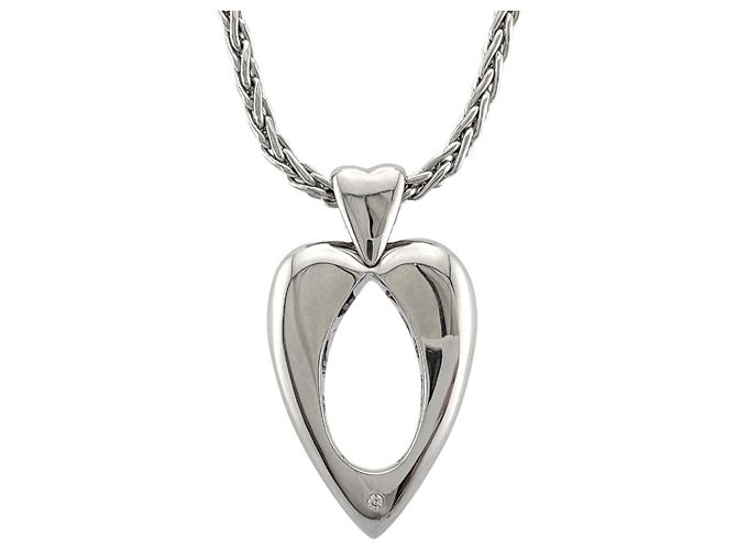 Piaget Doll Halskette aus Weißgold Silber