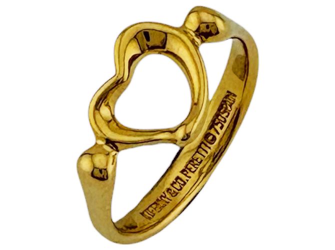 Autre Marque Anillo Banda Open Heart Tiffany & Co. Dorado
