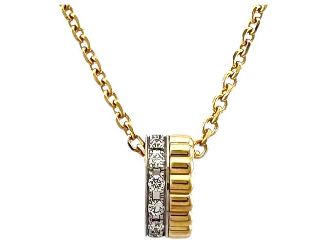 Collana Mini Boucheron Quatre Radiant Diamond Argento D'oro