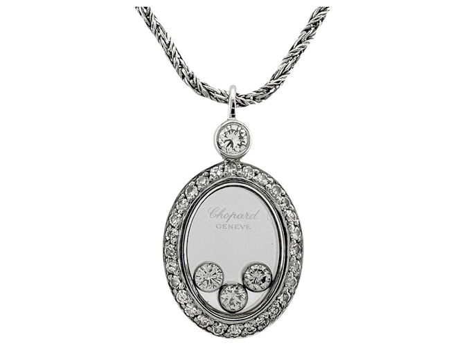 Collar Chopard Happy Diamonds Plata