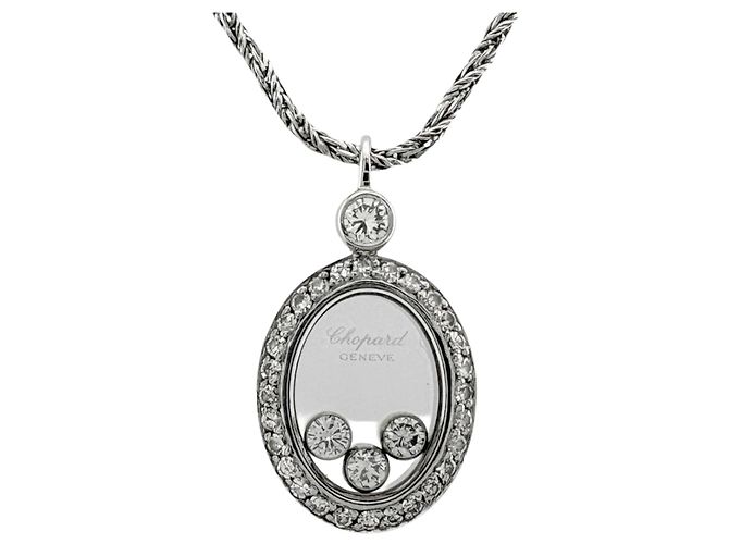 Chopard Happy Diamonds Necklace Silvery