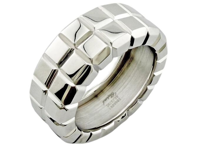 Anello Chopard Ice Cube in oro bianco 18K Argento