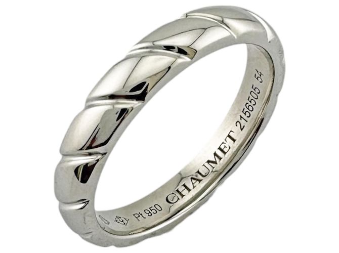Chaumet Torsade Ring aus Platin Silber
